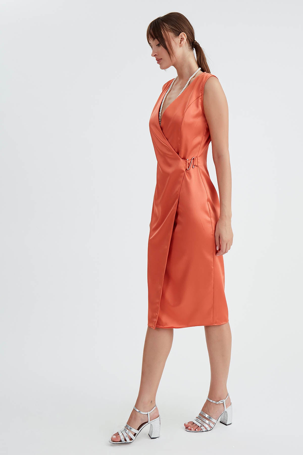 SATIN DRESS