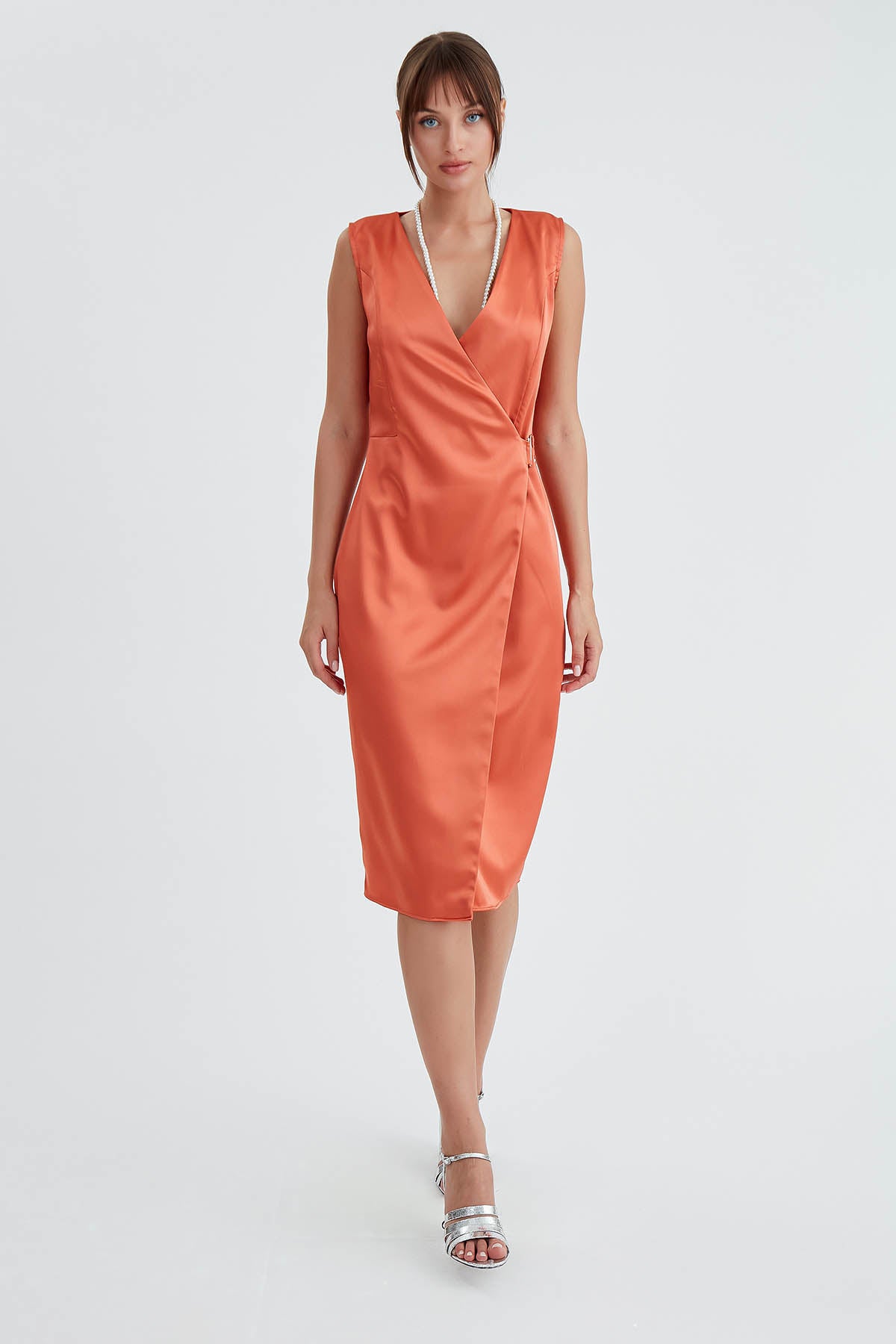 SATIN DRESS