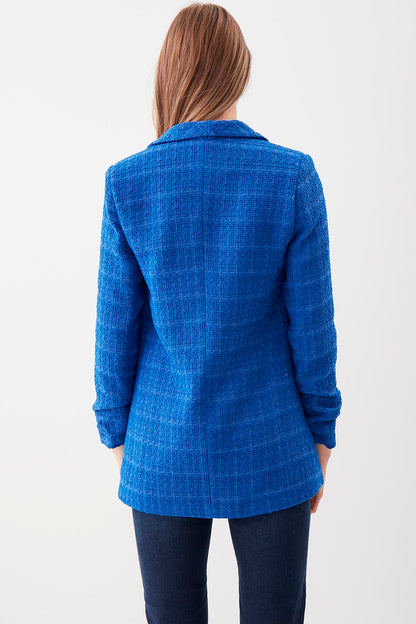 LONG COLLAR DETAILED SLEEVE RUCKLEBERRY JACKET