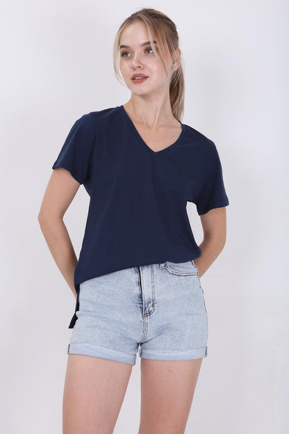 V COLLAR T-SHIRT