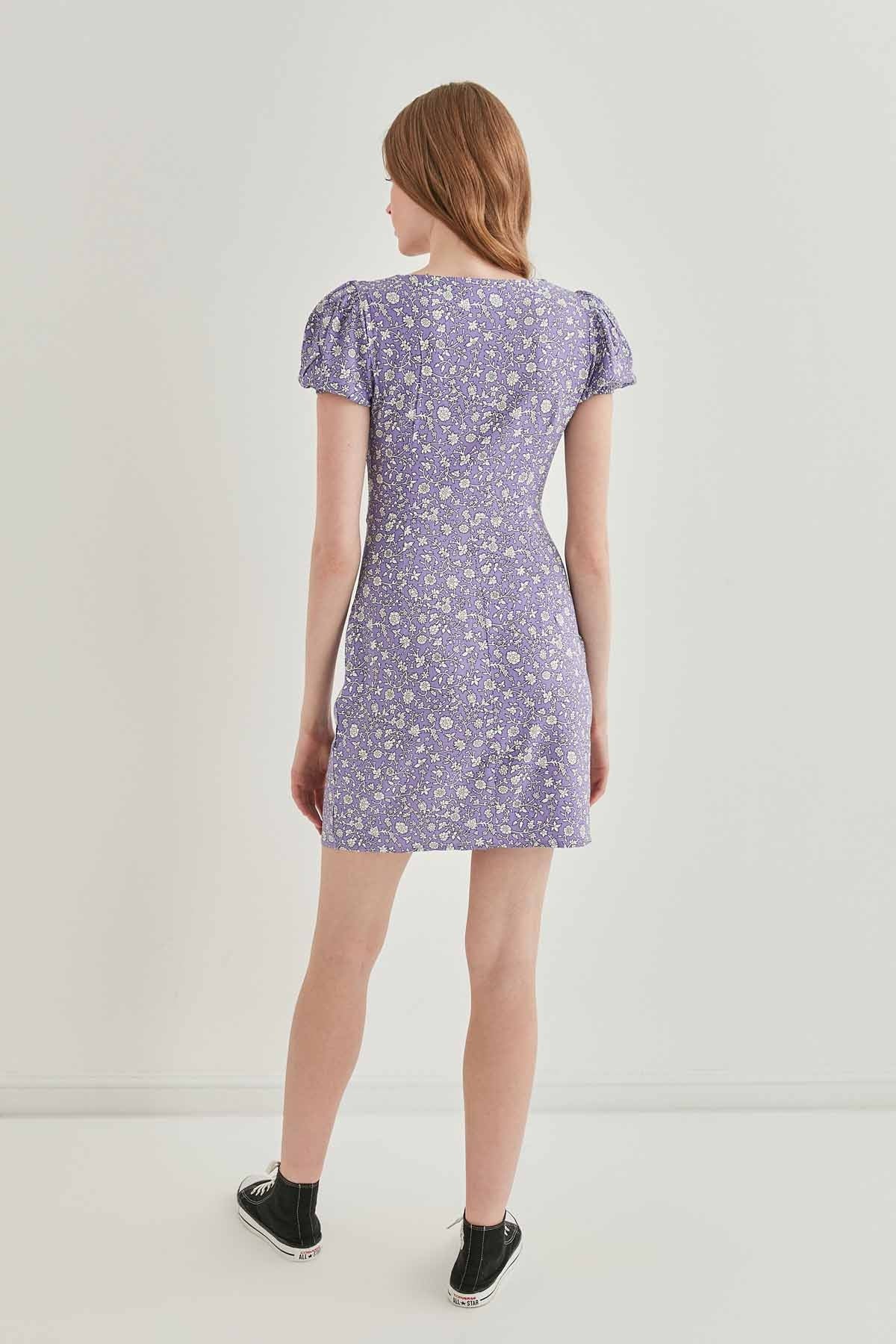 FLORAL MINI DRESS