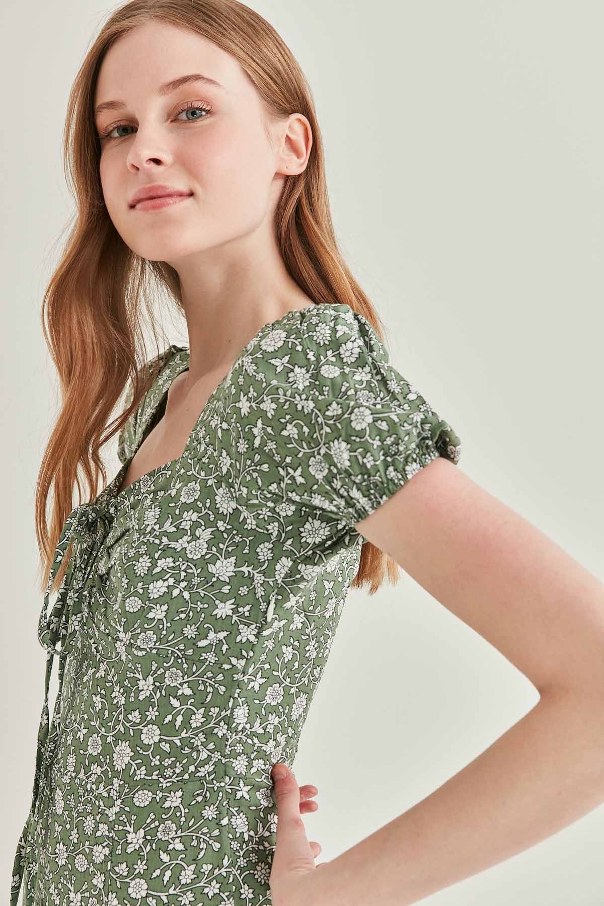FLORAL MINI DRESS