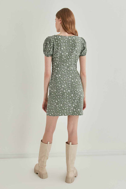 FLORAL MINI DRESS
