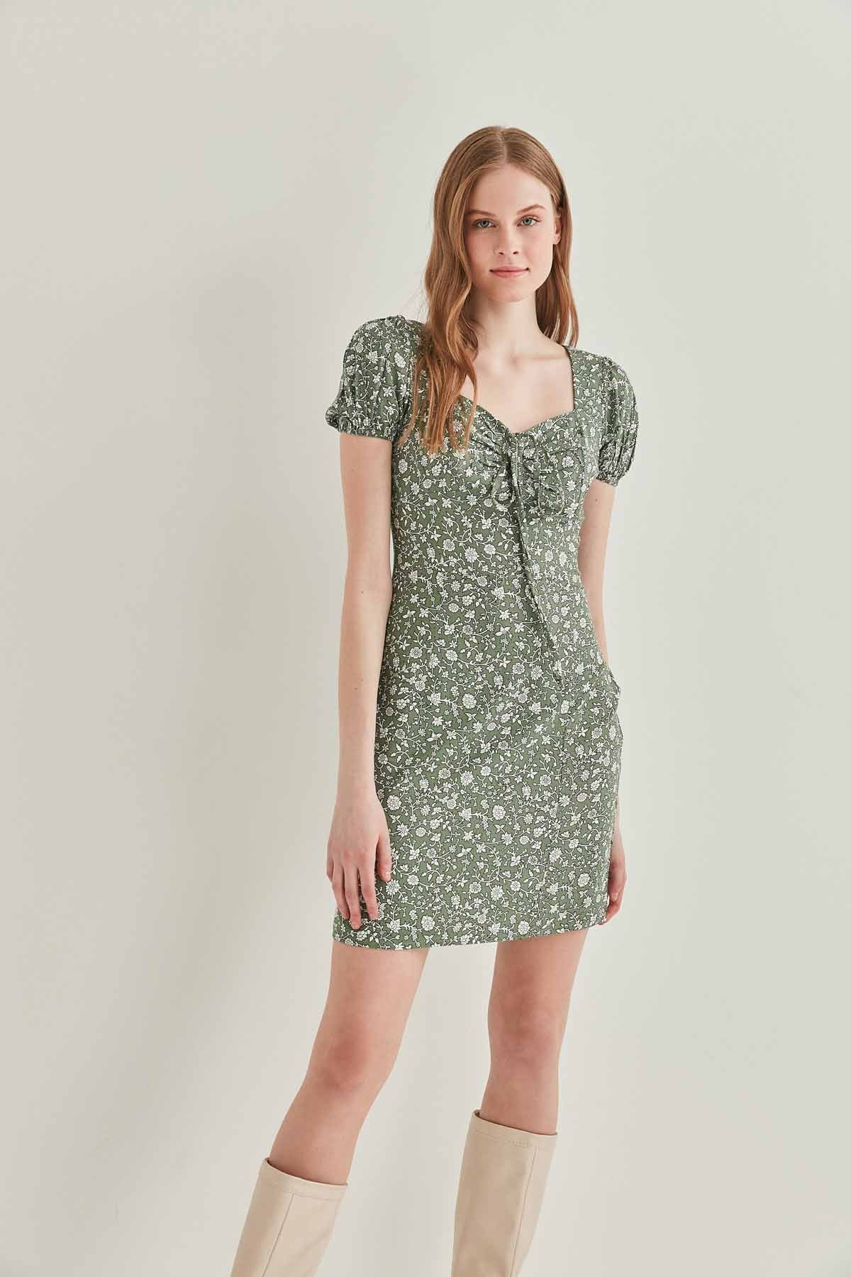 FLORAL MINI DRESS