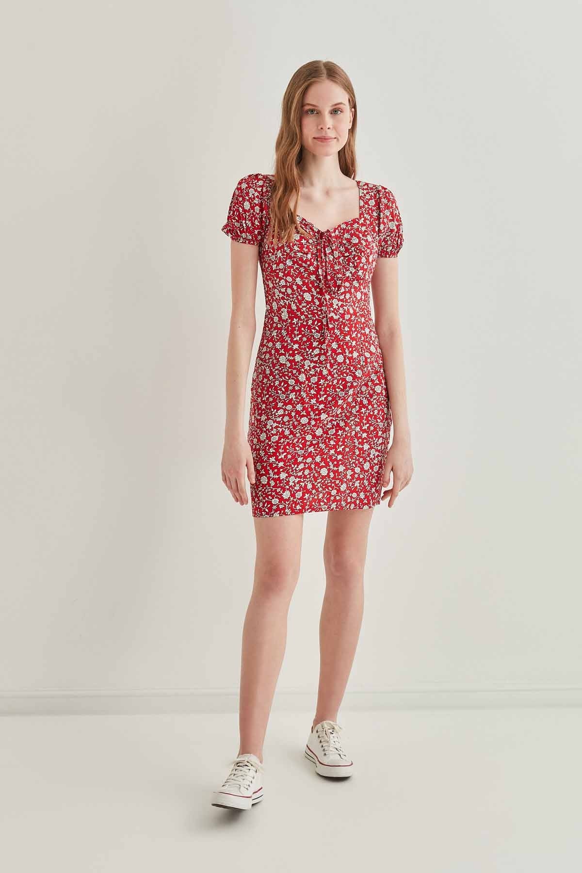FLORAL MINI DRESS