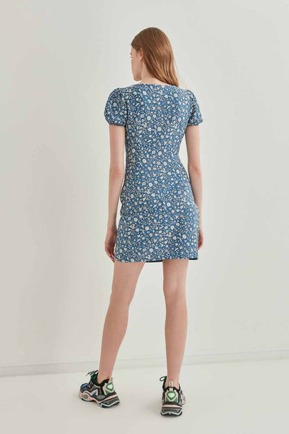 FLORAL MINI DRESS