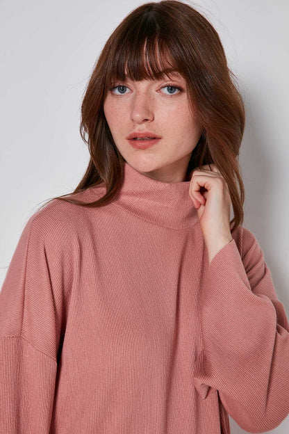 COMFY LOOSE KNITTED BLOUSE