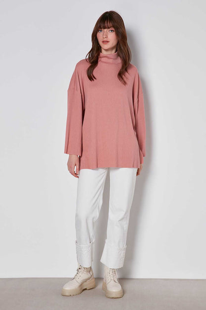 COMFY LOOSE KNITTED BLOUSE
