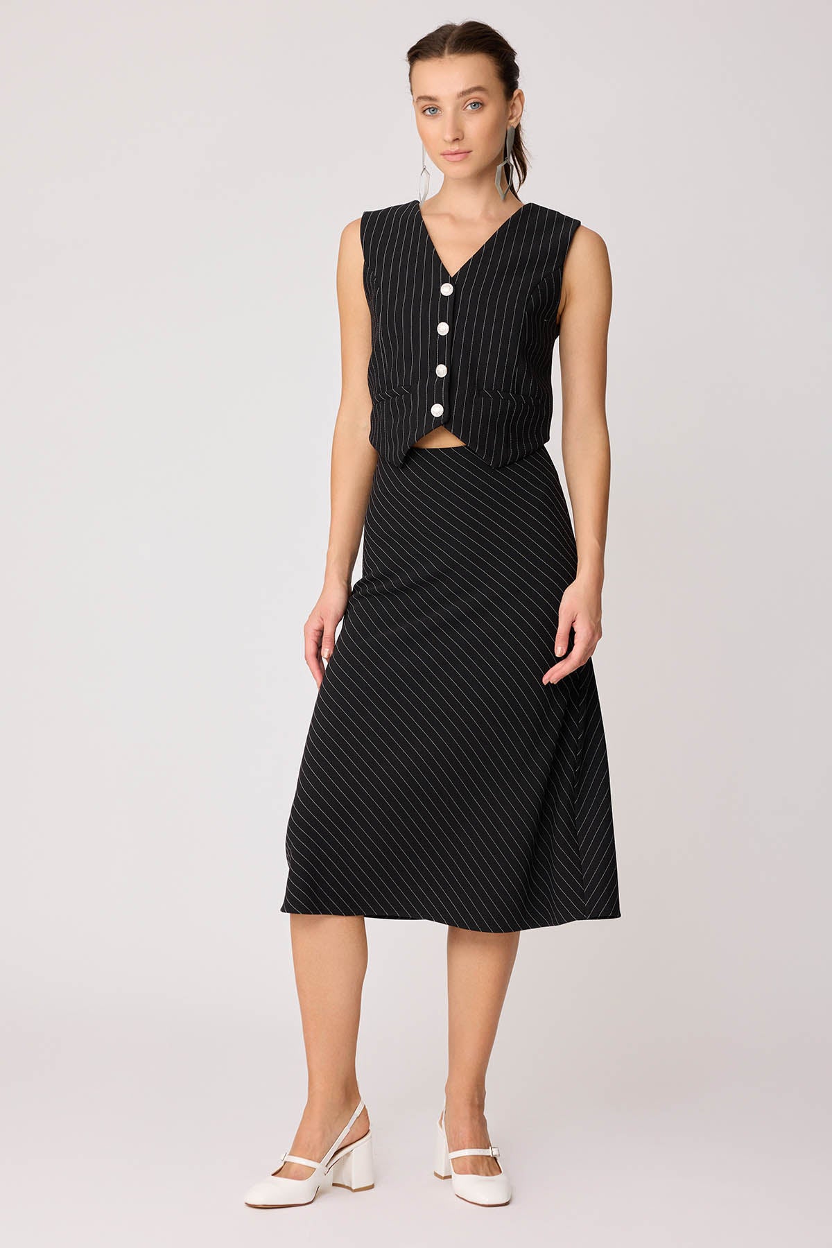 ZIPPERED RINGTONE CHIME SKIRT