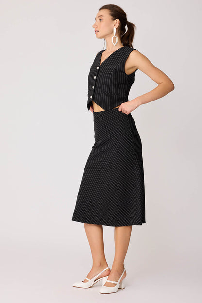 ZIPPERED RINGTONE CHIME SKIRT