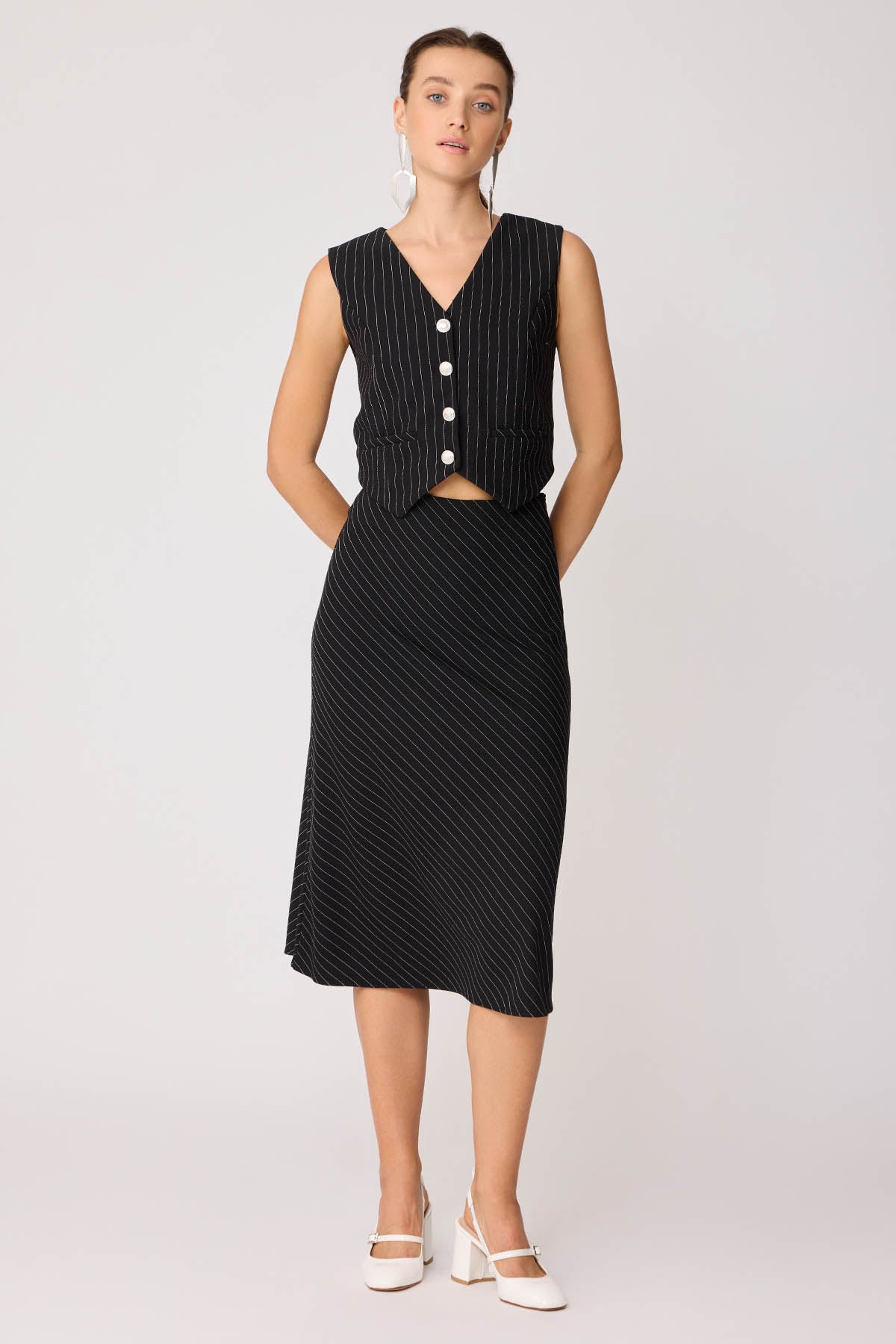 ZIPPERED RINGTONE CHIME SKIRT