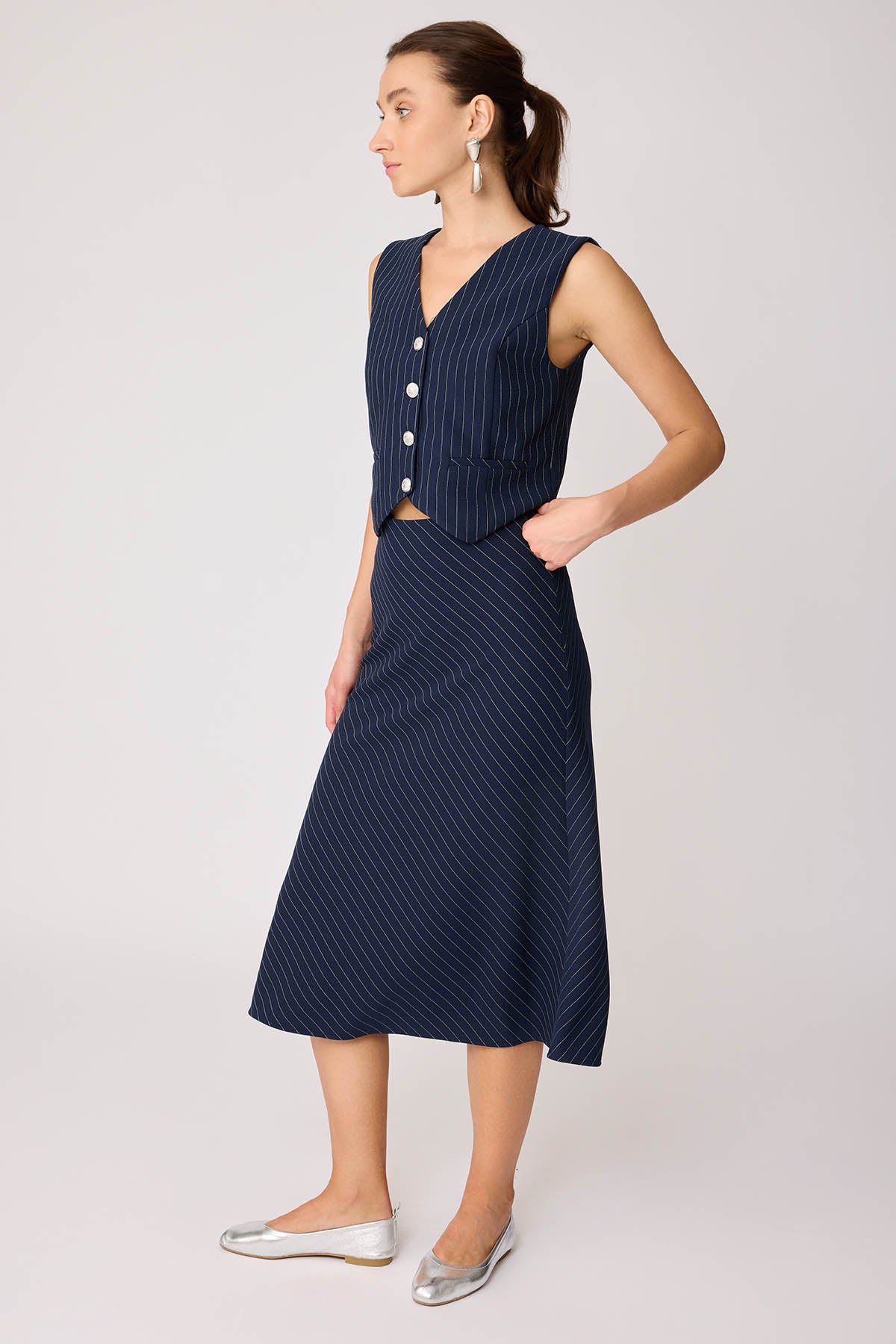 ZIPPERED RINGTONE CHIME SKIRT