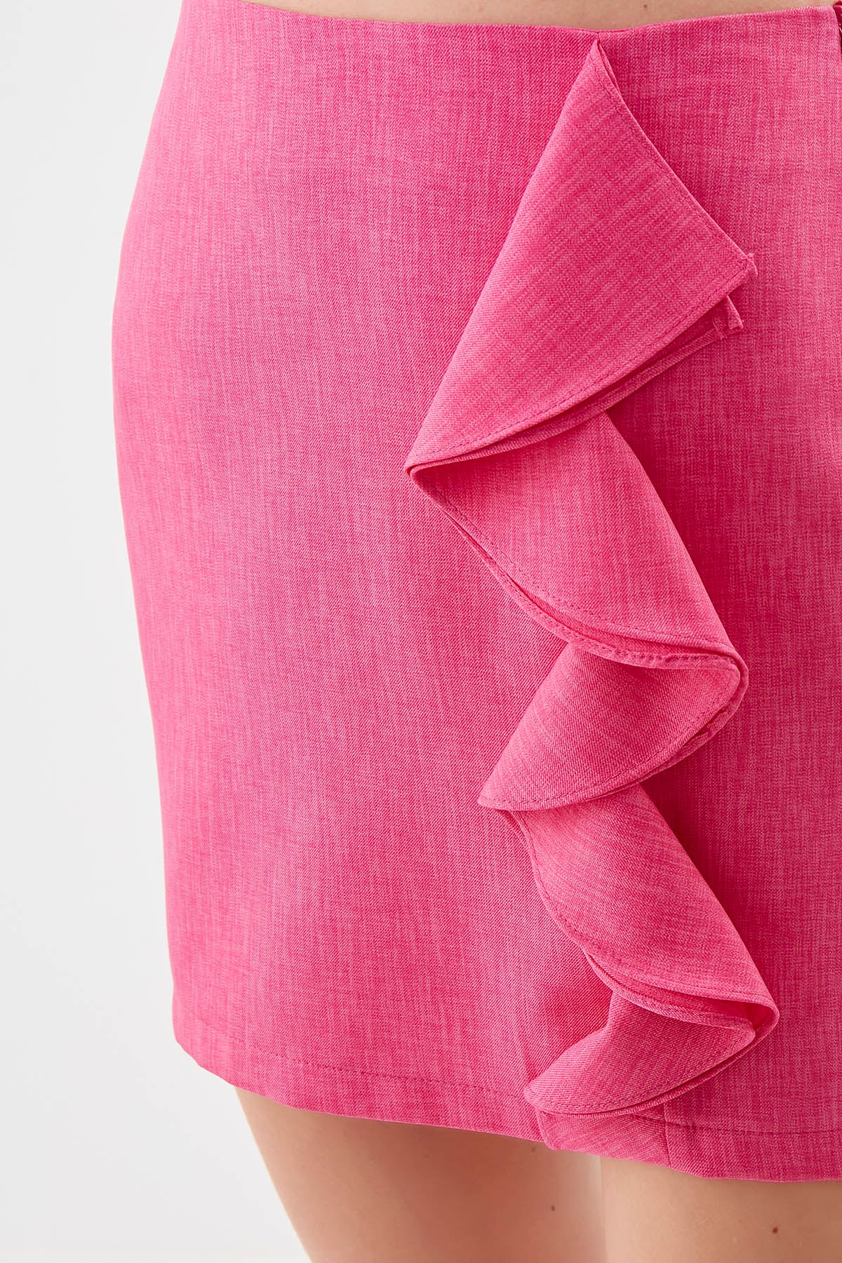 ZIPPERED MINI-SKIRT