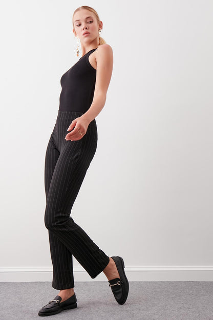 ZIPPERED DIAMOND TROUSERS