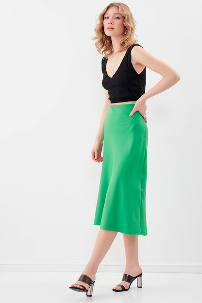SKIRT WITH THE ZIPPER