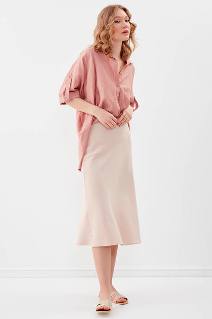 SKIRT WITH THE ZIPPER