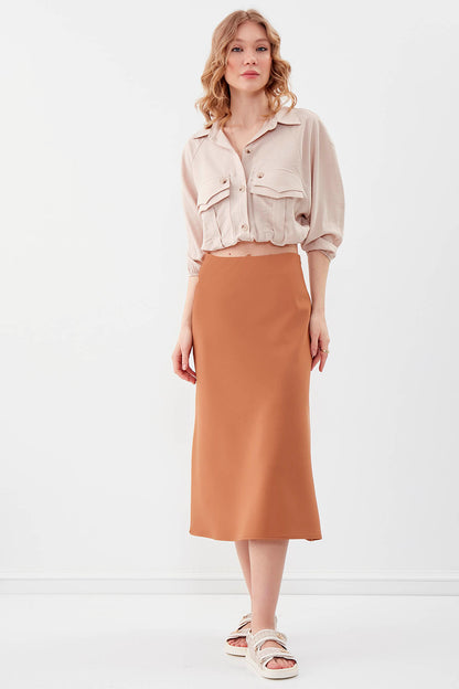 SKIRT WITH THE ZIPPER