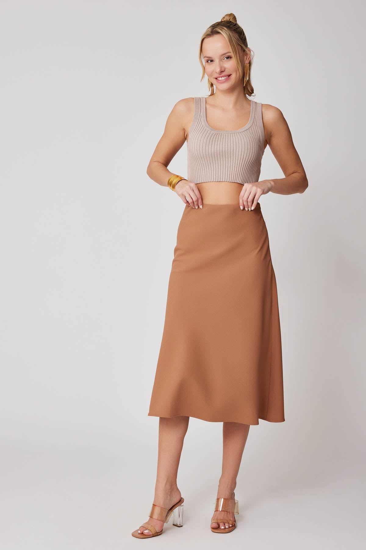 SKIRT WITH THE ZIPPER
