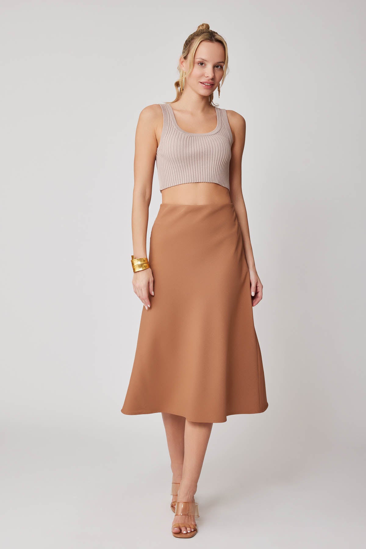 SKIRT WITH THE ZIPPER