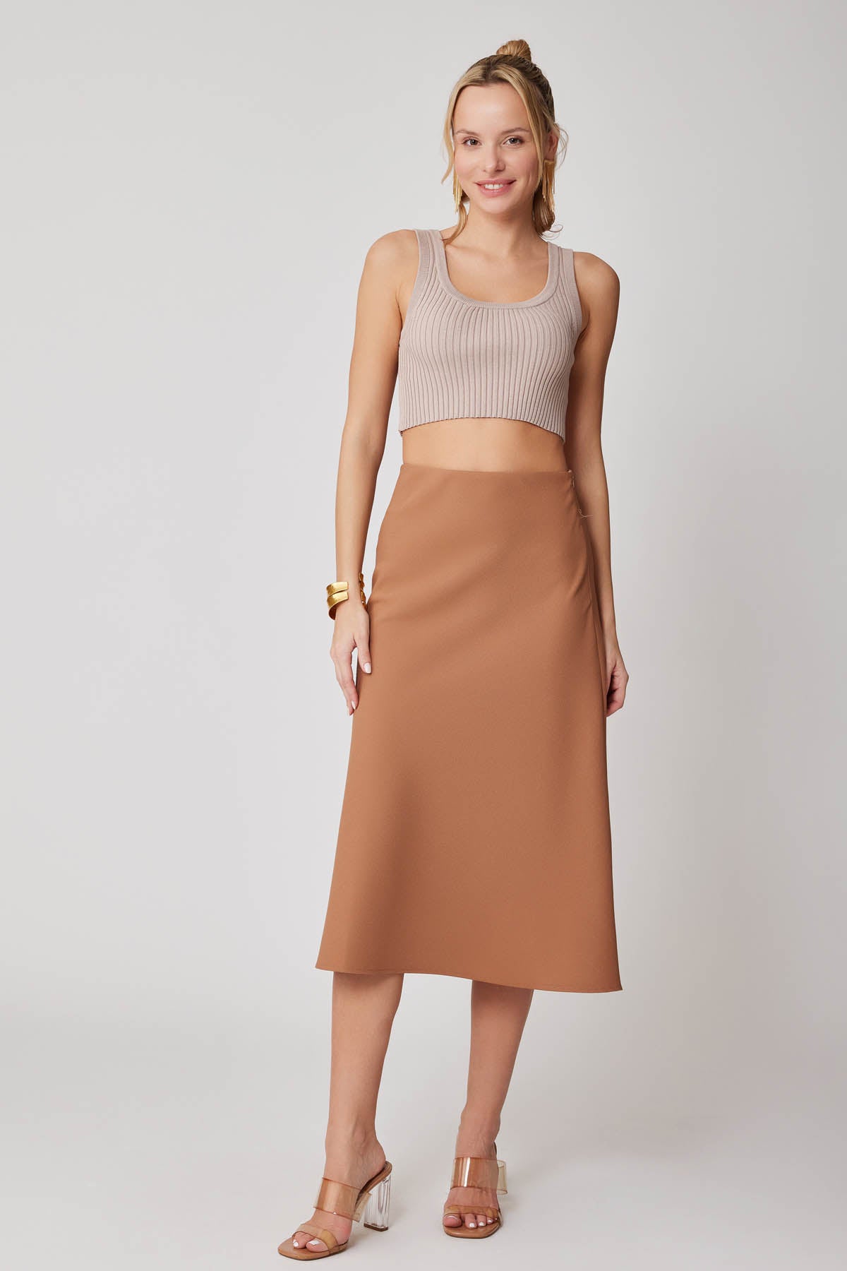 SKIRT WITH THE ZIPPER