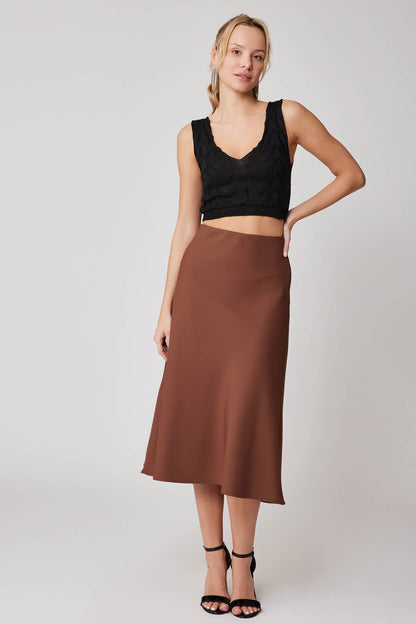 SKIRT WITH THE ZIPPER