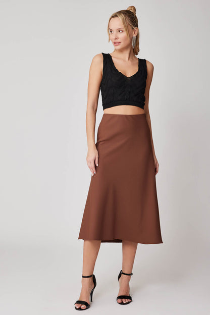 SKIRT WITH THE ZIPPER
