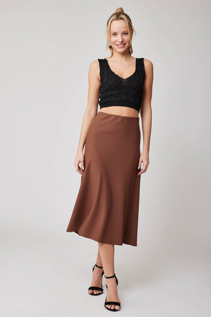 SKIRT WITH THE ZIPPER