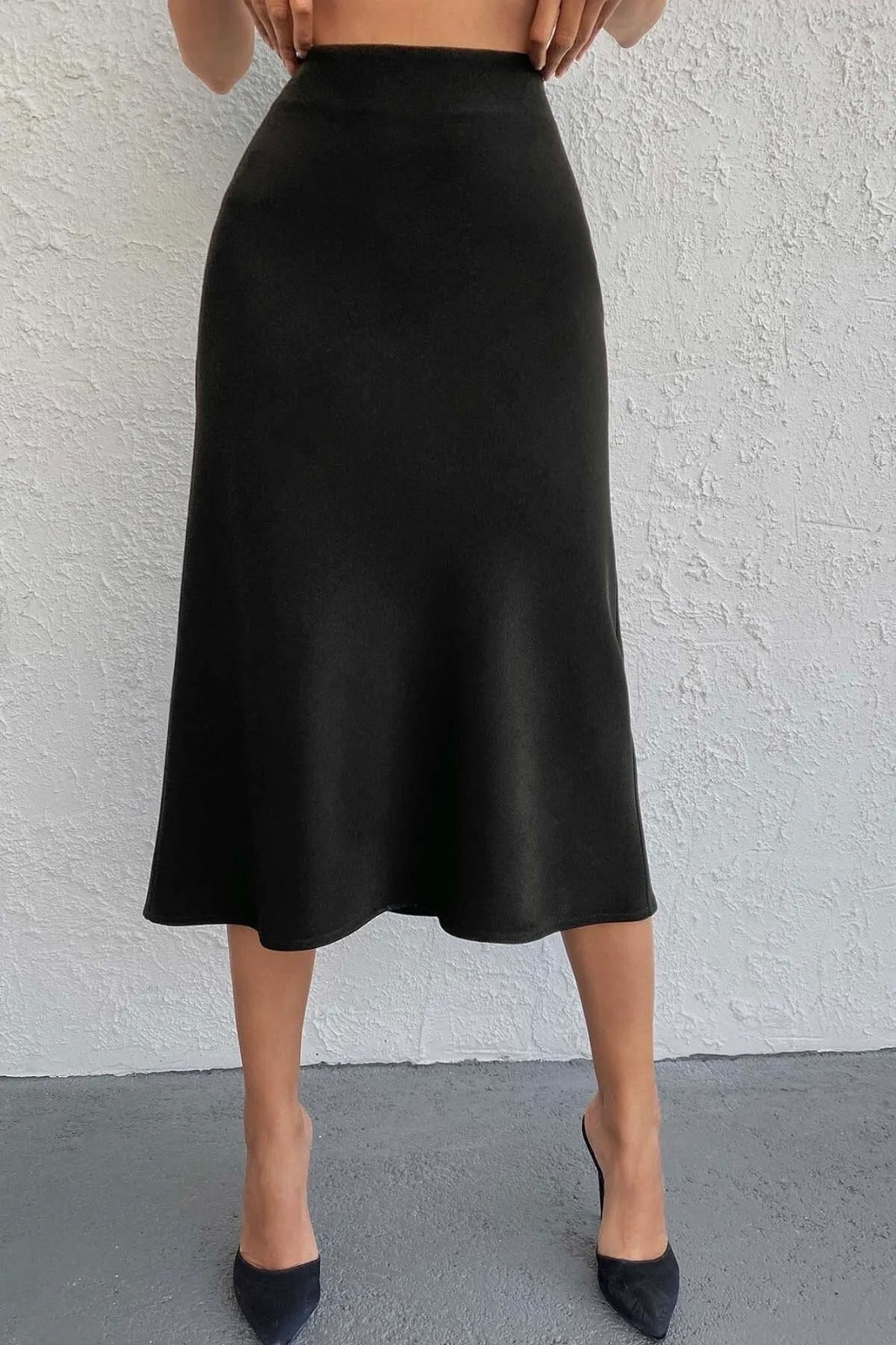 SKIRT WITH THE ZIPPER