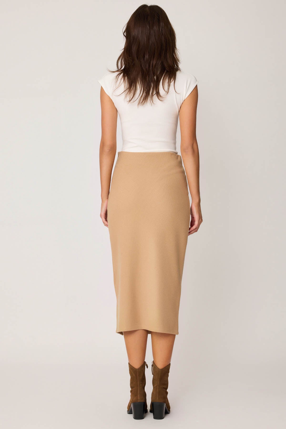KNITTED SKIRT WITH ZIPPERS