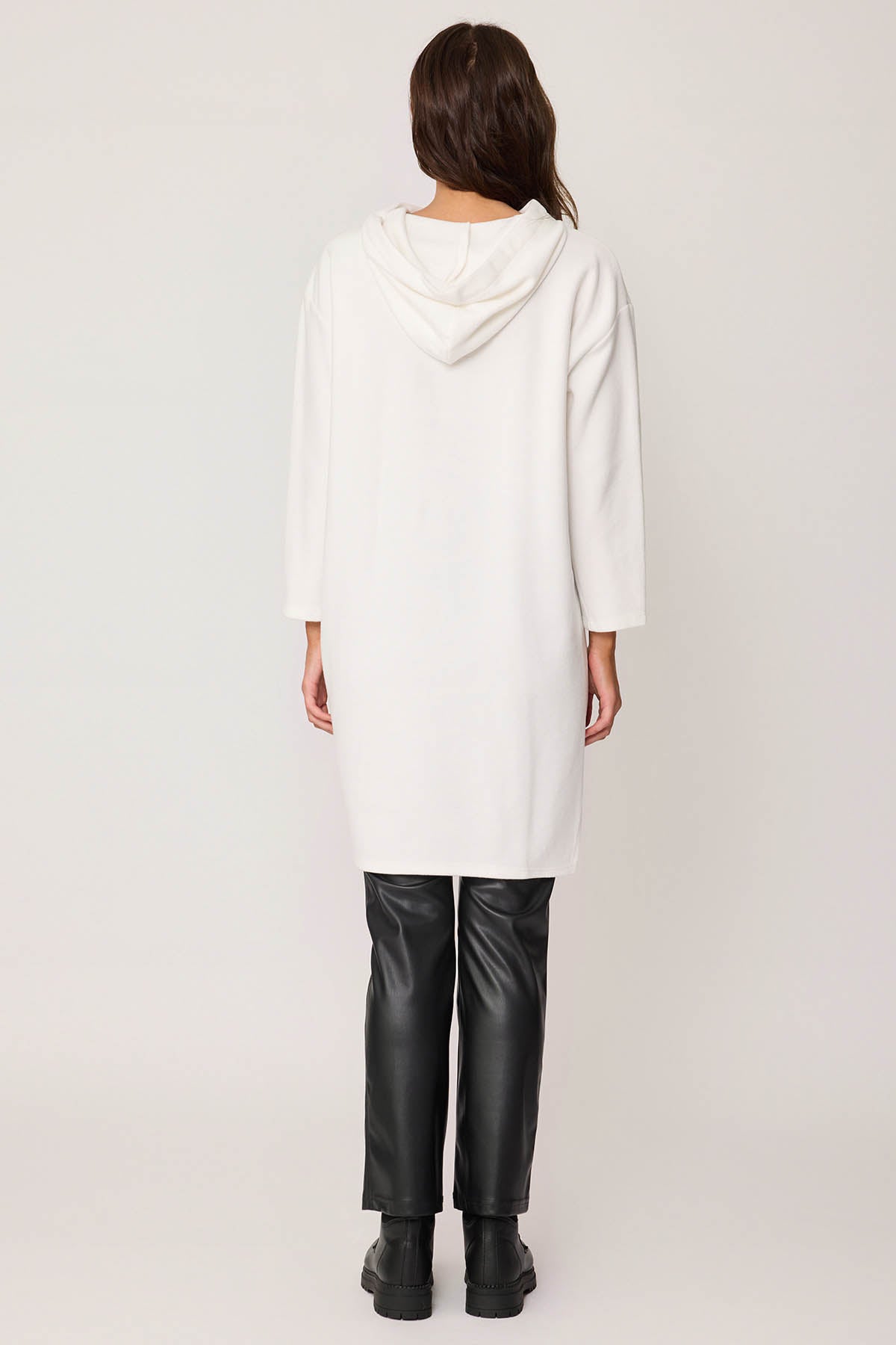 TUNIC WITH SPLIT HOODIE