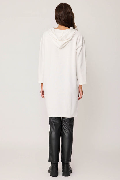TUNIC WITH SPLIT HOODIE