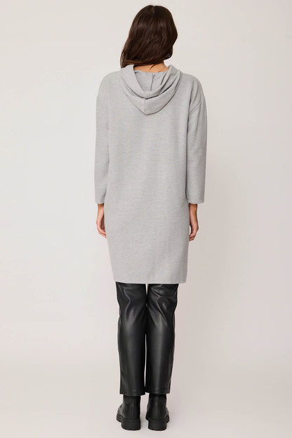 TUNIC WITH SPLIT HOODIE