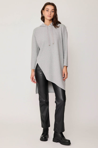 TUNIC WITH SPLIT HOODIE