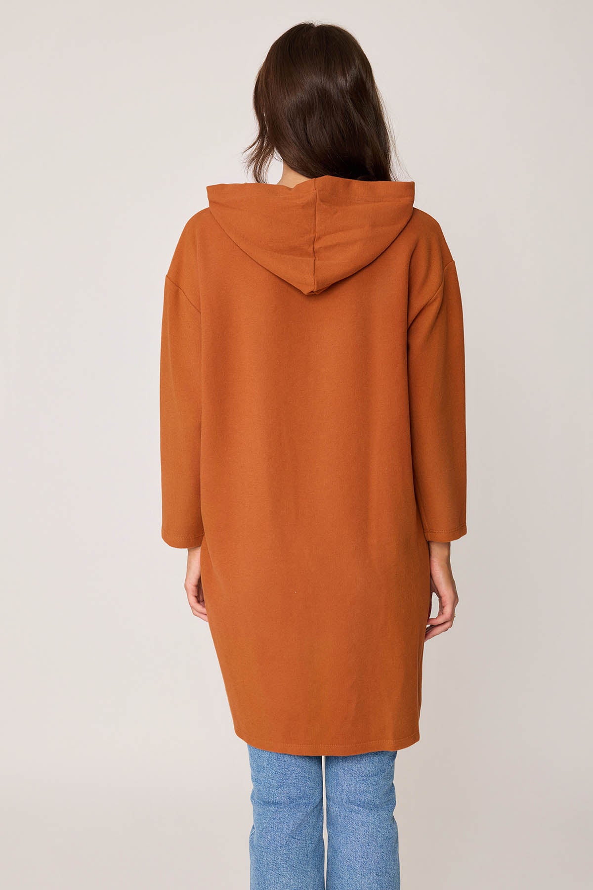 TUNIC WITH SPLIT HOODIE