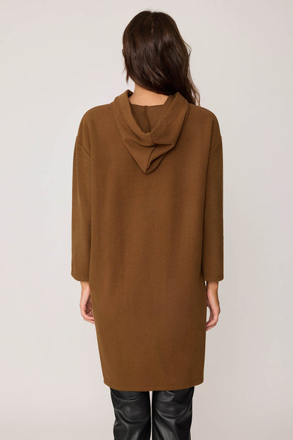 TUNIC WITH SPLIT HOODIE