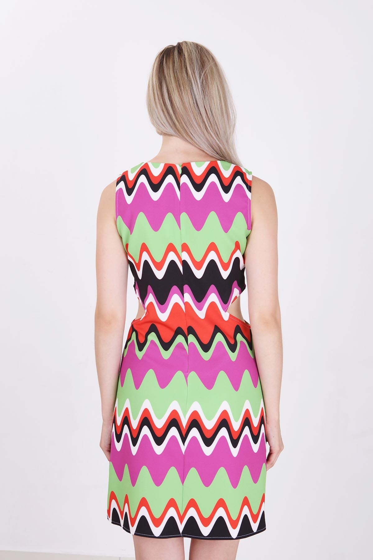 DRESS WITH  OPEN SIDES