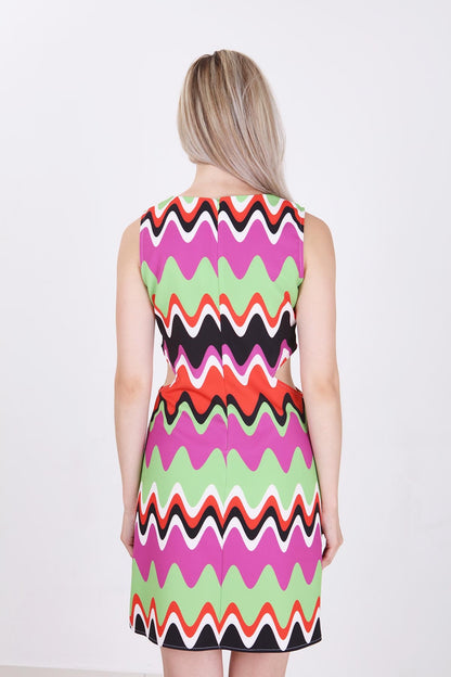 DRESS WITH  OPEN SIDES