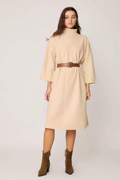 HIGH FASHION KNITTED ELEGANT DRESS
