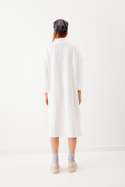 HIGH FASHION KNITTED ELEGANT DRESS
