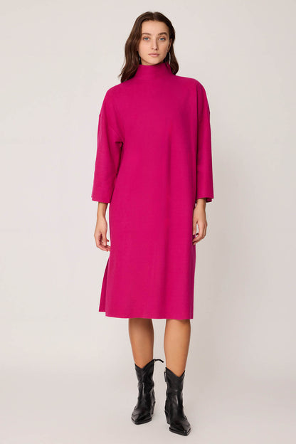 HIGH FASHION KNITTED ELEGANT DRESS