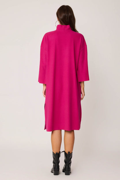 HIGH FASHION KNITTED ELEGANT DRESS