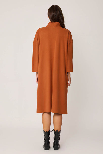 HIGH FASHION KNITTED ELEGANT DRESS