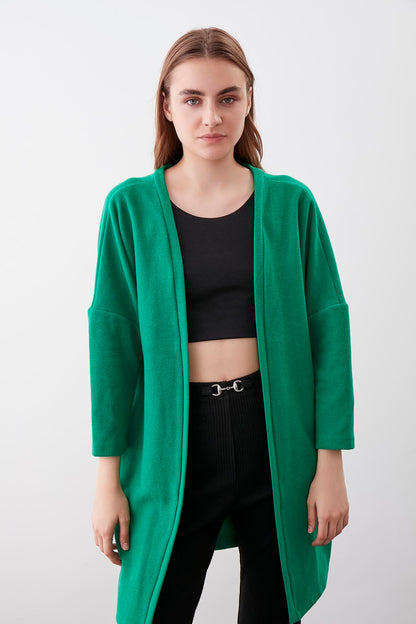 BAT SLEEVE KNITTED CARDIGAN