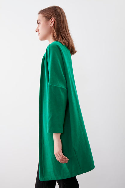 BAT SLEEVE KNITTED CARDIGAN