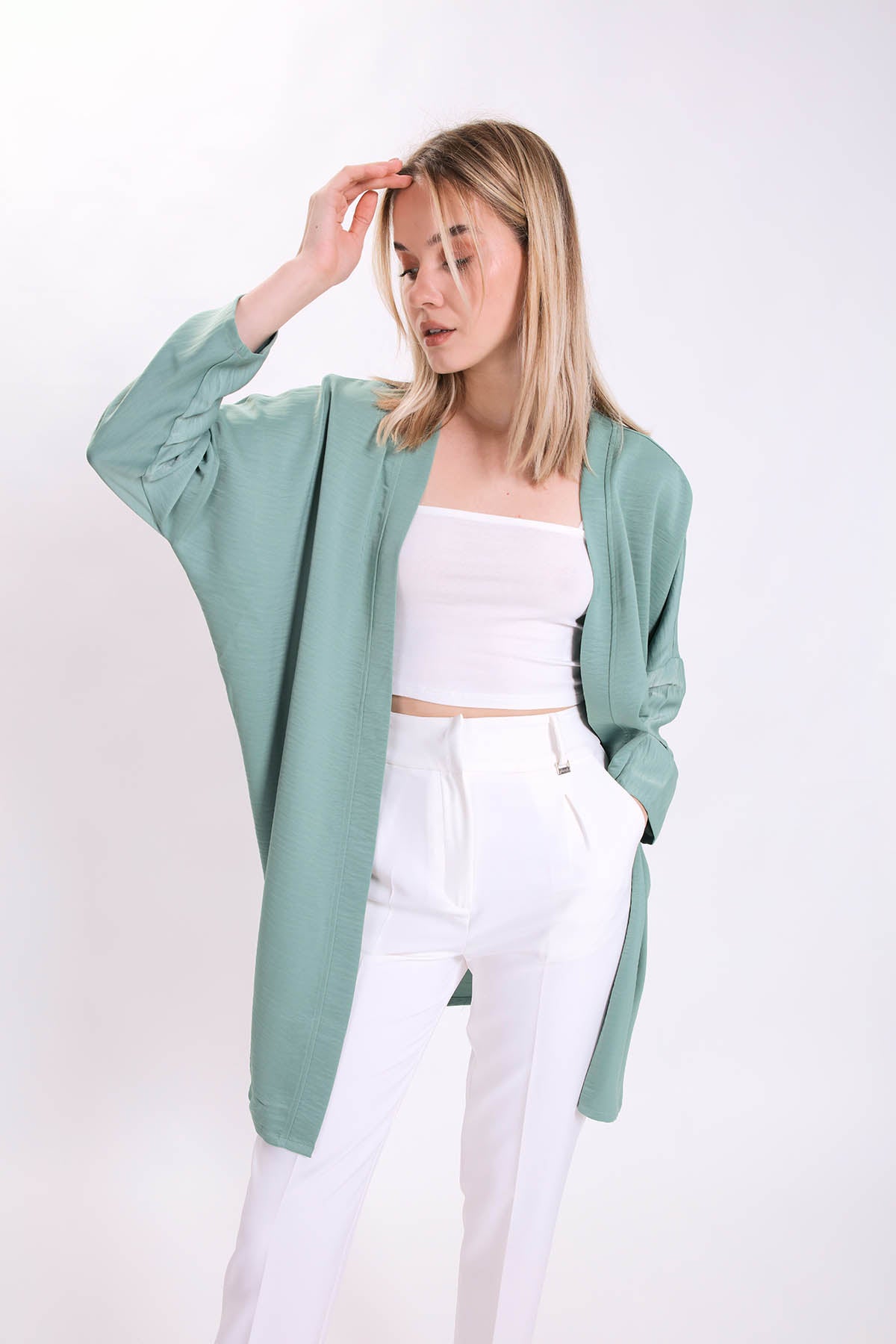 BAT SLEEVE LOOSE CARDIGAN