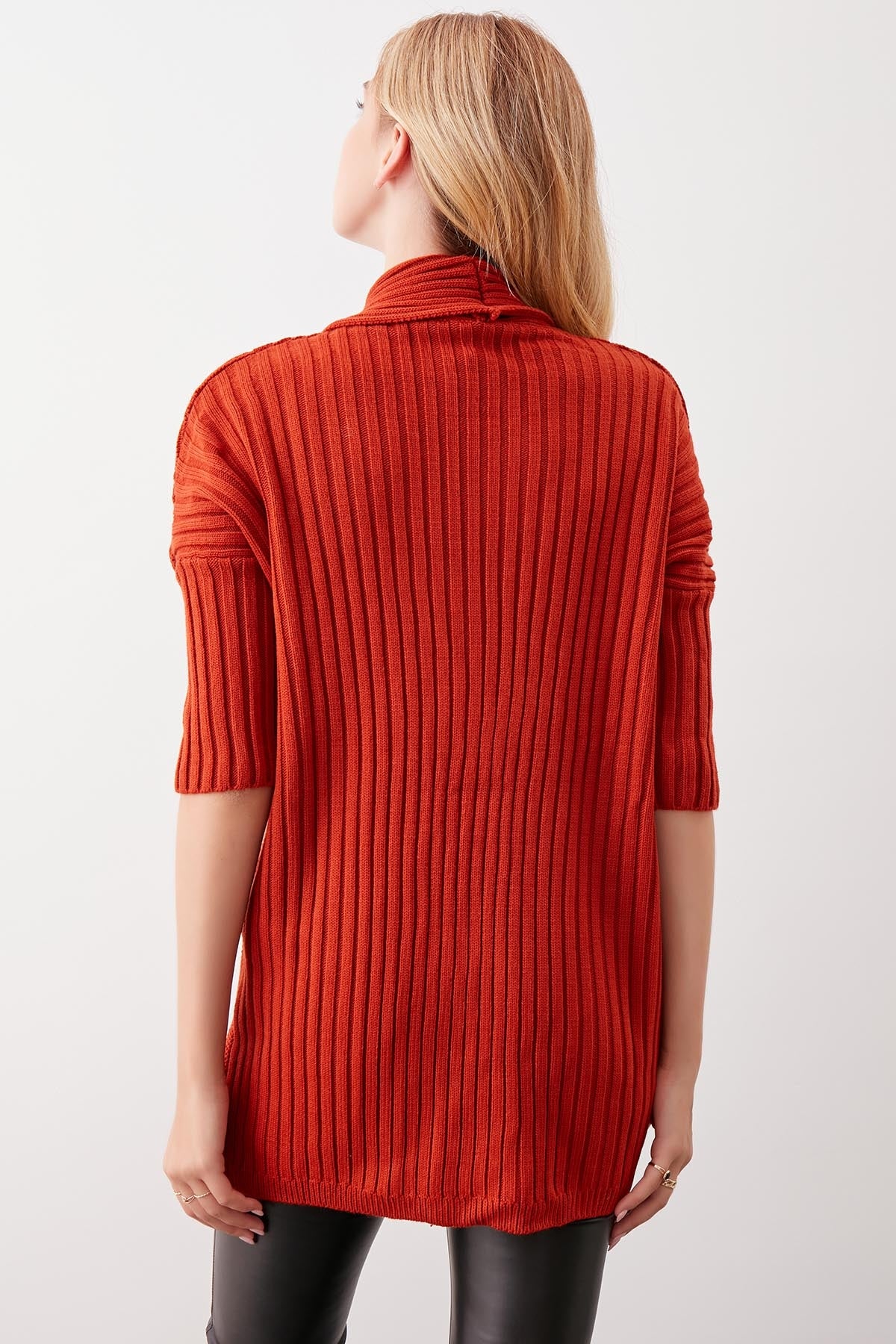 BAT SLEEVE LOOSE KNITTED CARDIGAN