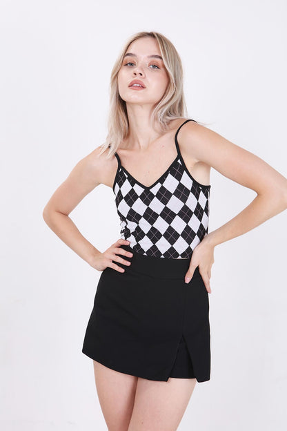 SPLIT UP SHORTS SKIRT