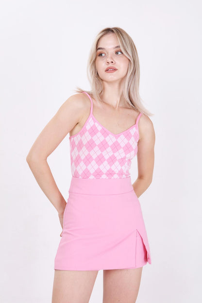 SPLIT UP SHORTS SKIRT