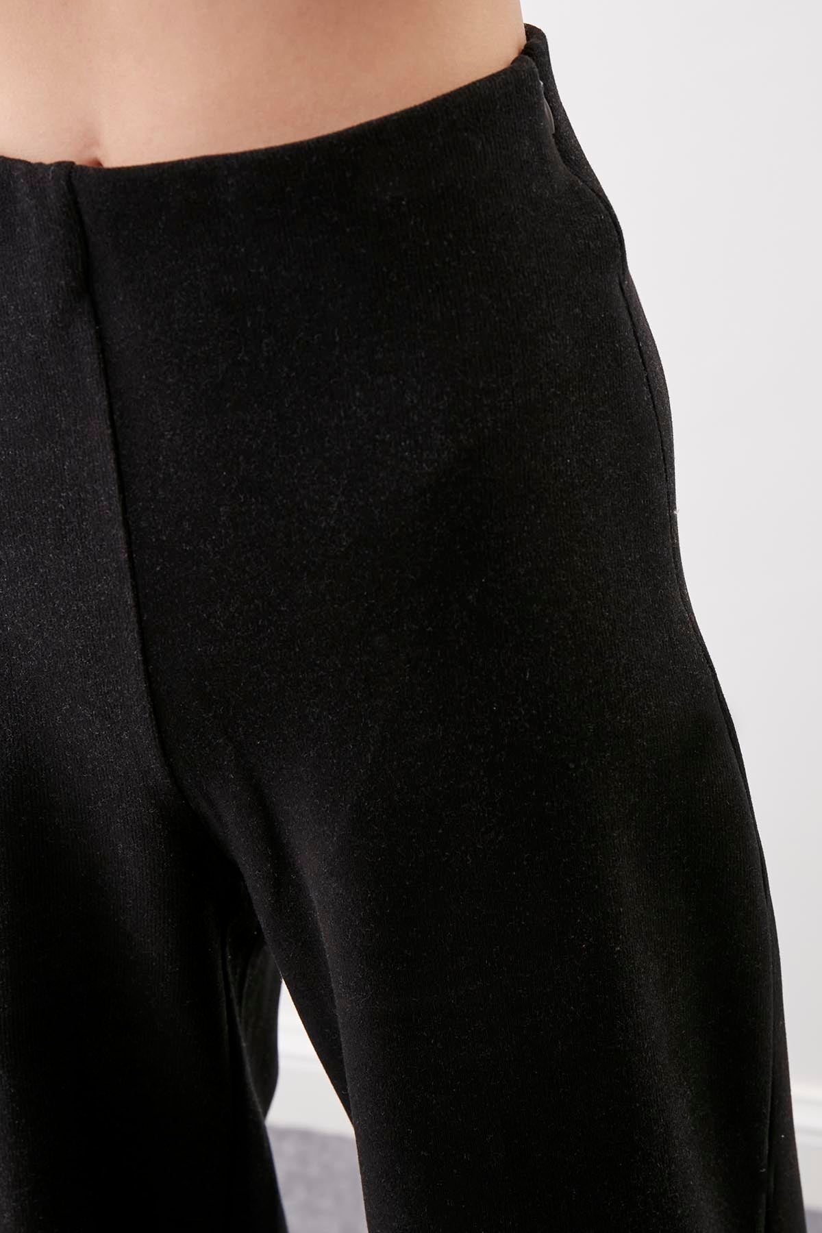 HIGH WAIST KNITTED TROUSERS