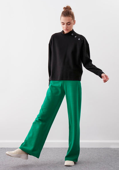 HIGH WAIST KNITTED TROUSERS